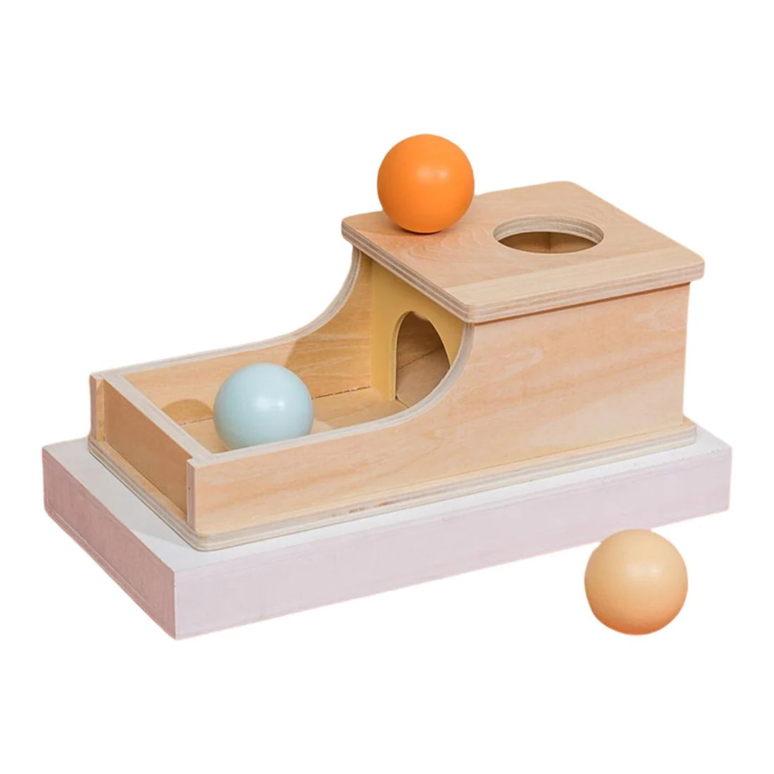 "Wooden Montessori Target Box – Sensory Play Toy for Early Childhood Education"