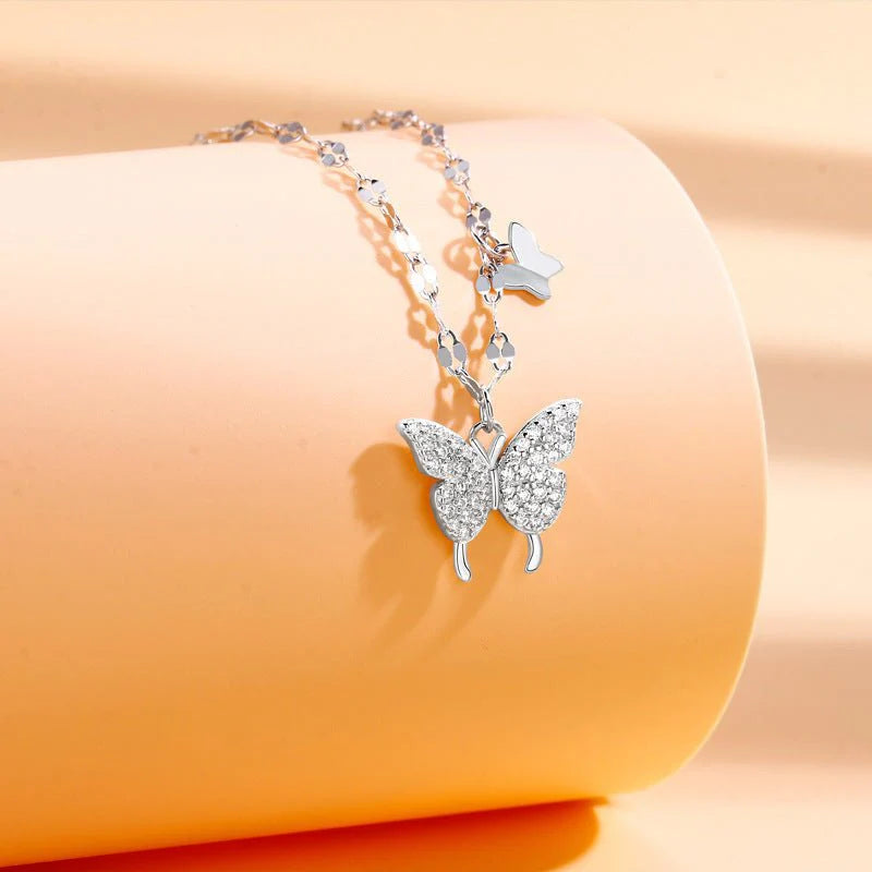 Glamorous Butterfly Pendant – Light Luxury Women’s Necklace for Every Occasion
