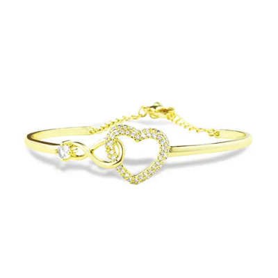 Chic Hollow Heart Shape Chain Bracelet – Timeless Women’s Jewelry