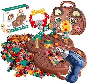 "Creative Screw Puzzle Suitcase – STEM Learning Tool Kit for Boys & Girls"
