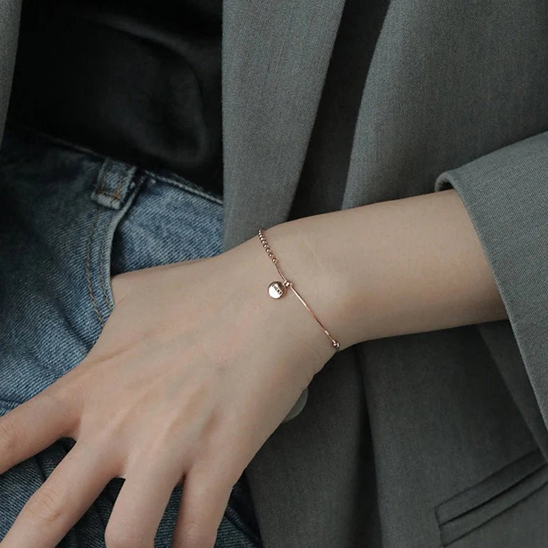 Simple & Chic Letter Bracelet for Women | Personalized Jewelry Gift