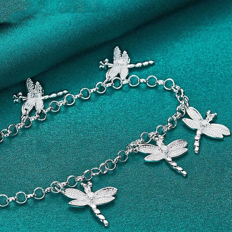 Luxury Dragonfly-Inspired Coil Bangle Bracelet for Women