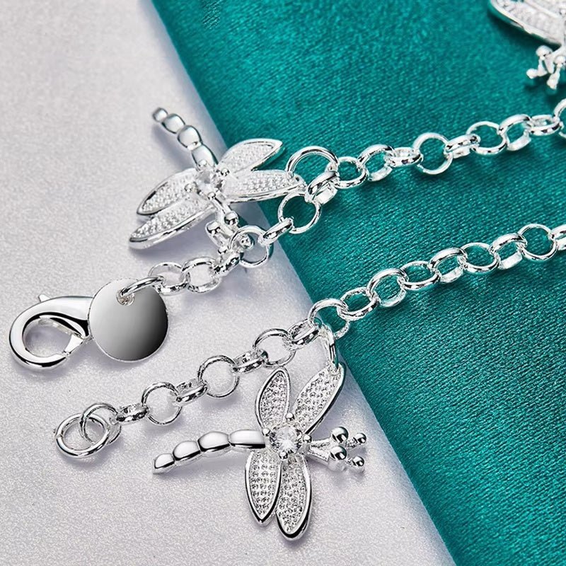 Luxury Dragonfly-Inspired Coil Bangle Bracelet for Women