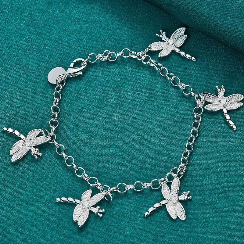 Luxury Dragonfly-Inspired Coil Bangle Bracelet for Women