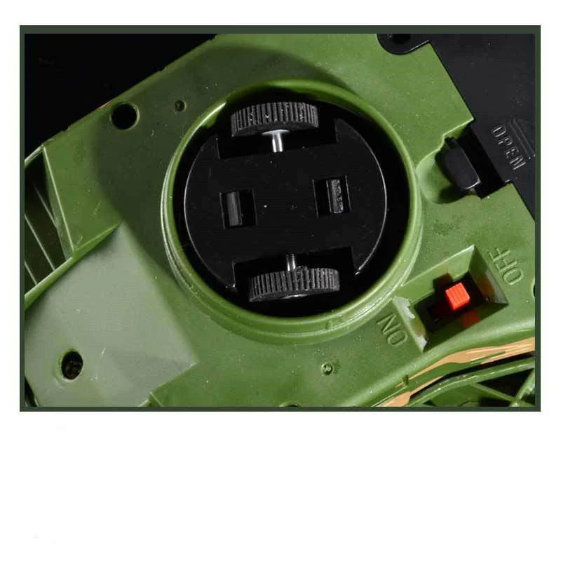 "Electric Transforming Army Tank Car – Voice Control, Light Effects & Action Play Toy"