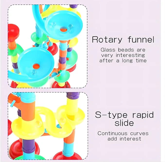 "Creative Marble Maze Set – Educational Track Building Blocks"