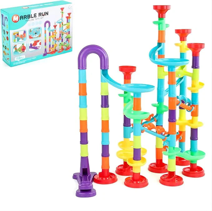 "Creative Marble Maze Set – Educational Track Building Blocks"