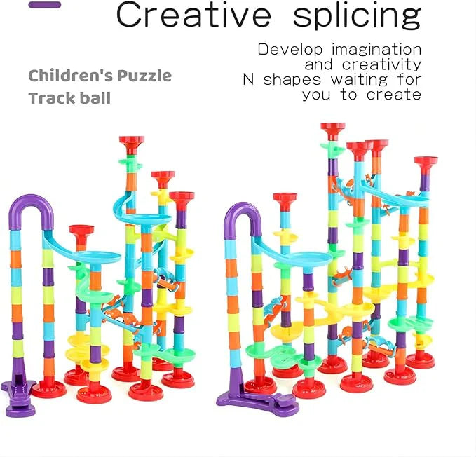 "Creative Marble Maze Set – Educational Track Building Blocks"