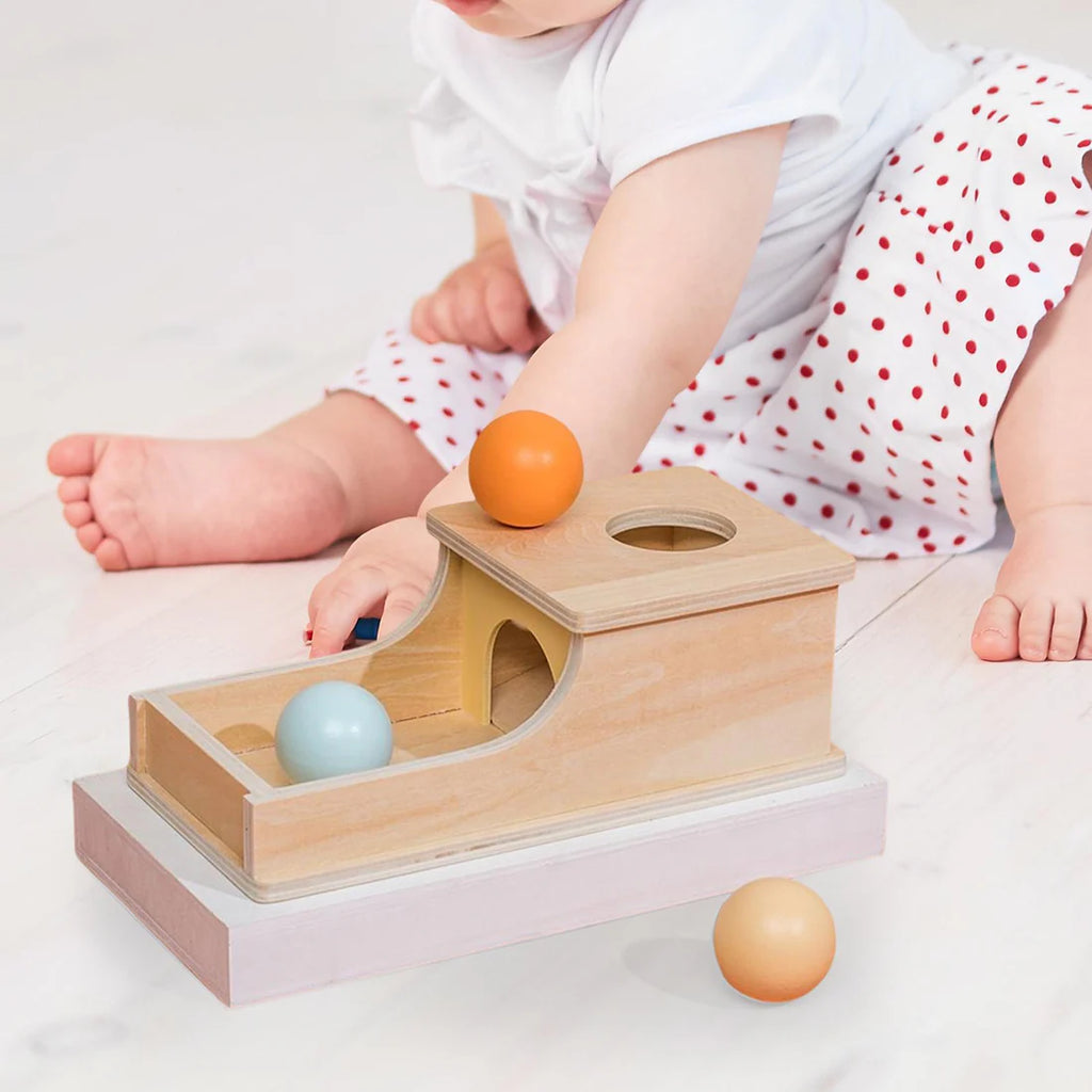 "Wooden Montessori Target Box – Sensory Play Toy for Early Childhood Education"