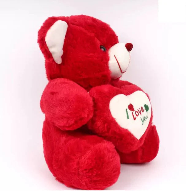 "Romantic Rose Soft Teddy Bear – Plush Stuffed Animal Gift for Valentine's & Special Occasions"