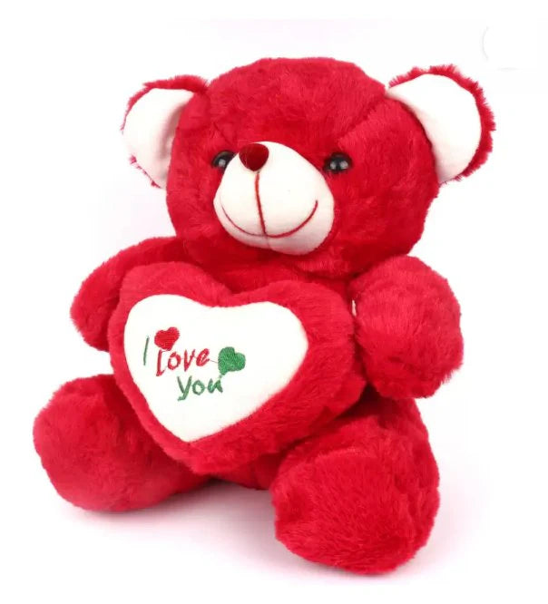 "Romantic Rose Soft Teddy Bear – Plush Stuffed Animal Gift for Valentine's & Special Occasions"
