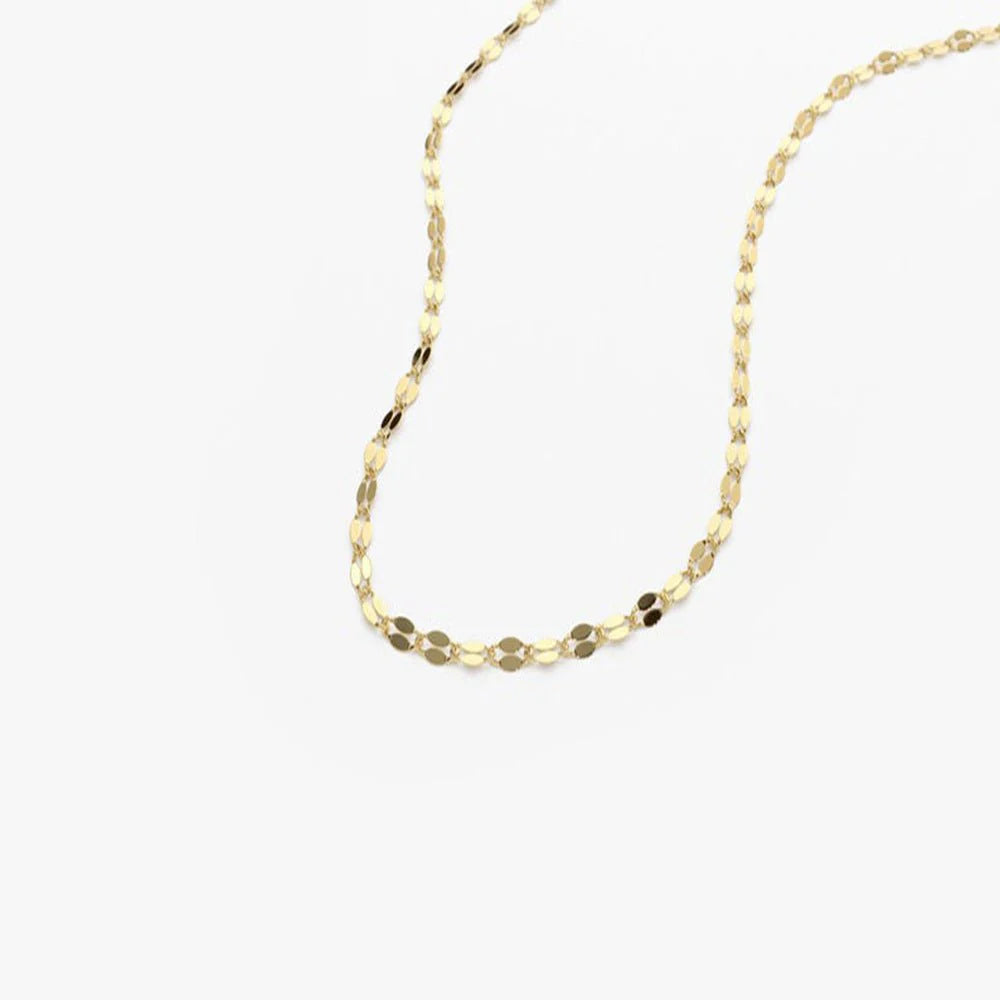 High-End Women’s Snake Bone Chain Necklace in Electroplated Gold or Silver